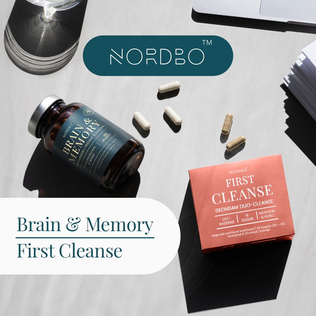 Brain & Memory + First Cleanse - novinky značky Nordbo